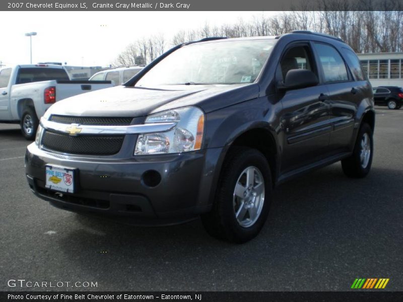Granite Gray Metallic / Dark Gray 2007 Chevrolet Equinox LS