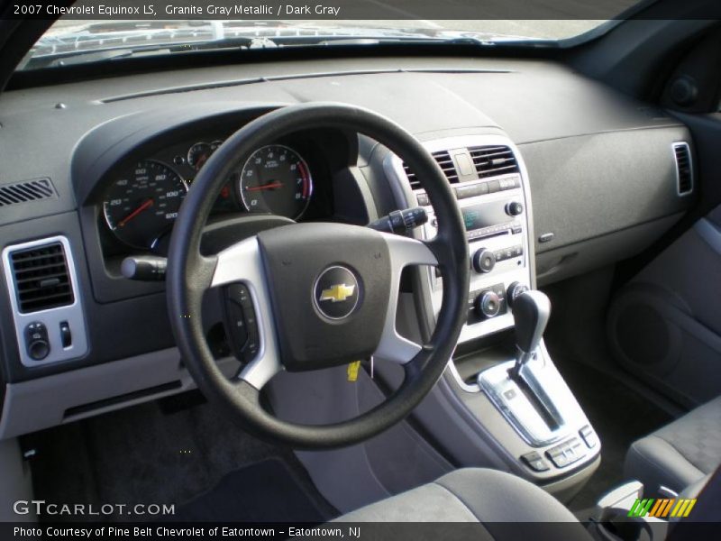 Granite Gray Metallic / Dark Gray 2007 Chevrolet Equinox LS
