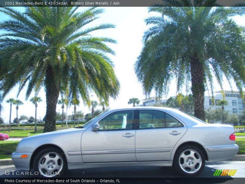 Brilliant Silver Metallic / Ash 2001 Mercedes-Benz E 430 Sedan