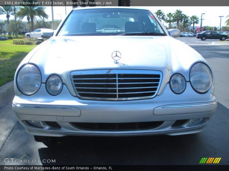 Brilliant Silver Metallic / Ash 2001 Mercedes-Benz E 430 Sedan