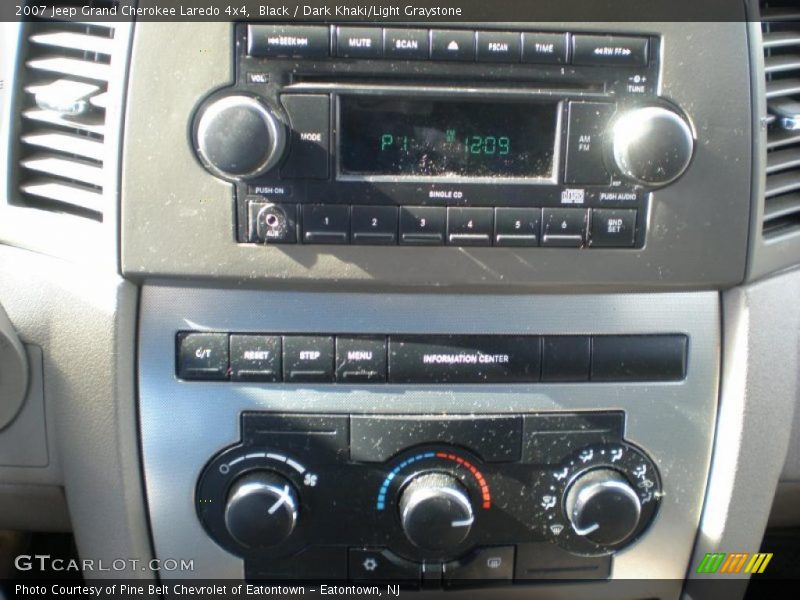Black / Dark Khaki/Light Graystone 2007 Jeep Grand Cherokee Laredo 4x4