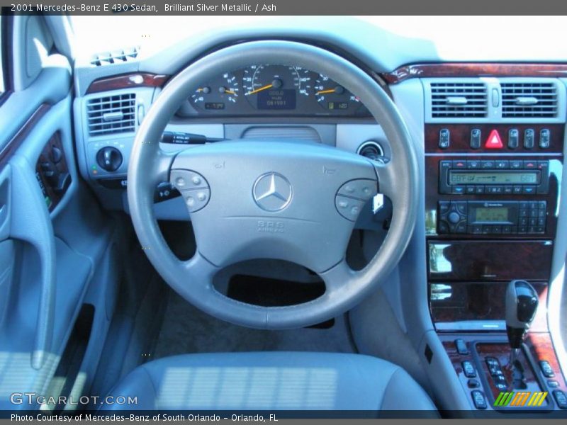 Dashboard of 2001 E 430 Sedan