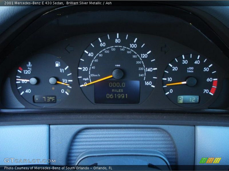  2001 E 430 Sedan 430 Sedan Gauges