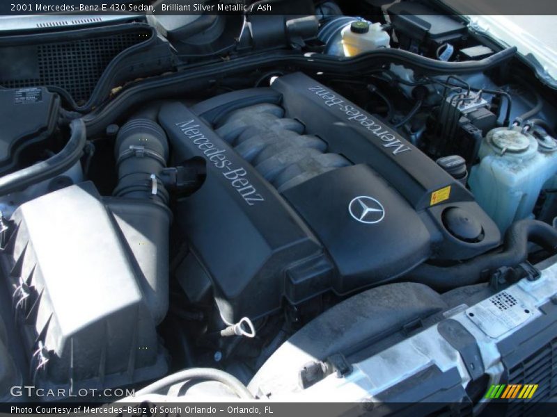  2001 E 430 Sedan Engine - 4.3 Liter SOHC 24-Valve V8