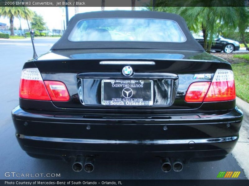 Jet Black / Black 2006 BMW M3 Convertible