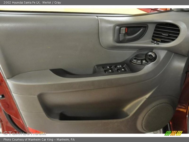 Merlot / Gray 2002 Hyundai Santa Fe LX