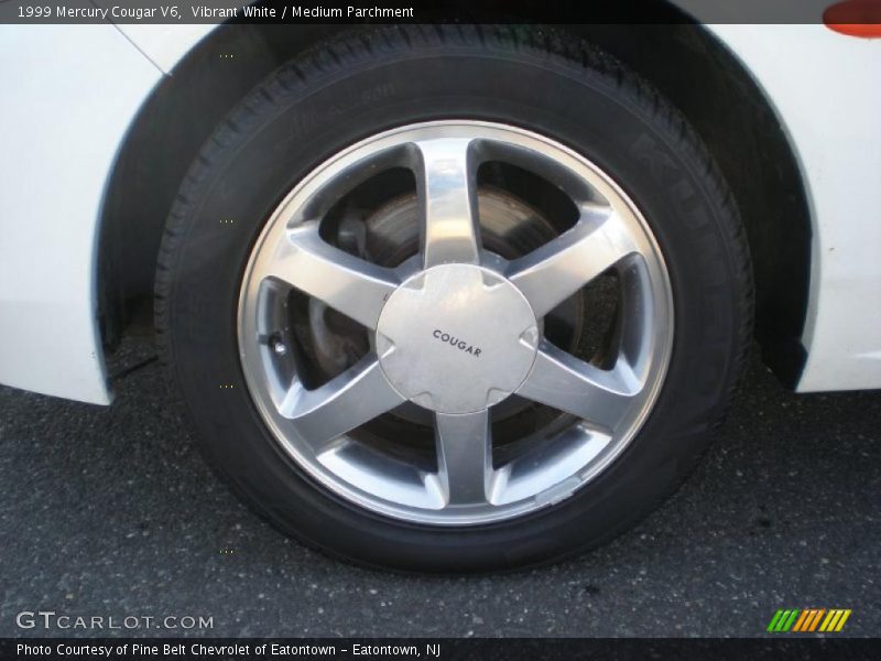 Vibrant White / Medium Parchment 1999 Mercury Cougar V6