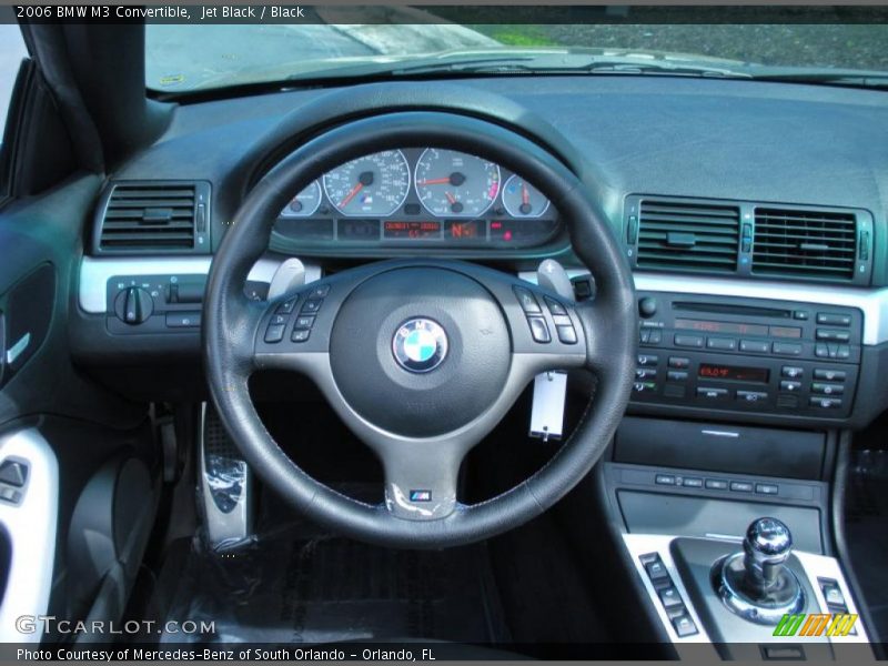 Jet Black / Black 2006 BMW M3 Convertible