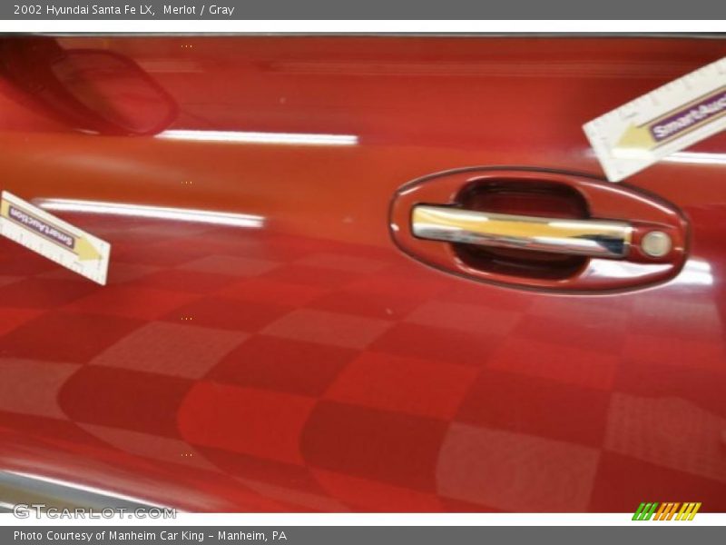 Merlot / Gray 2002 Hyundai Santa Fe LX