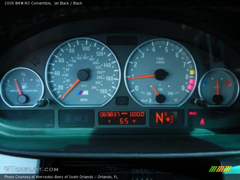  2006 M3 Convertible Convertible Gauges