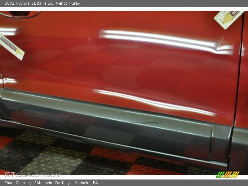 Merlot / Gray 2002 Hyundai Santa Fe LX
