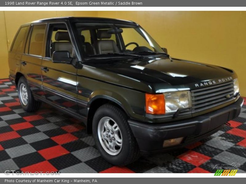 Epsom Green Metallic / Saddle Brown 1998 Land Rover Range Rover 4.0 SE