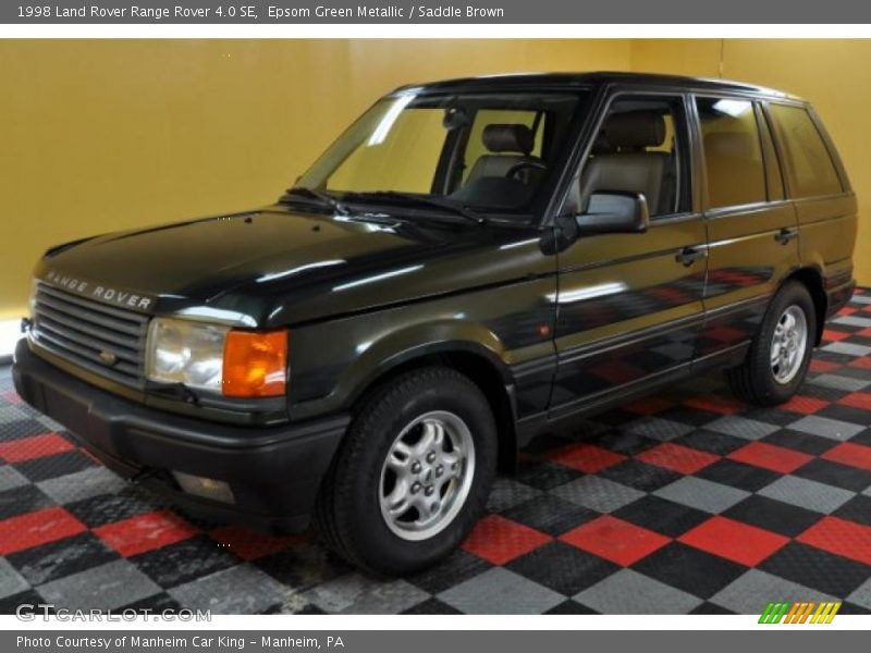 Epsom Green Metallic / Saddle Brown 1998 Land Rover Range Rover 4.0 SE
