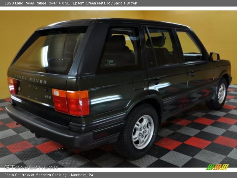 Epsom Green Metallic / Saddle Brown 1998 Land Rover Range Rover 4.0 SE