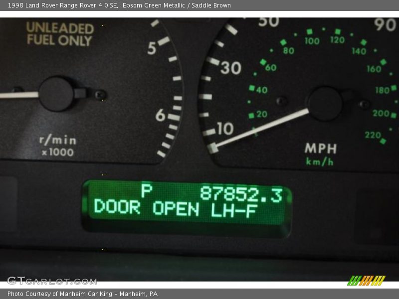 Epsom Green Metallic / Saddle Brown 1998 Land Rover Range Rover 4.0 SE