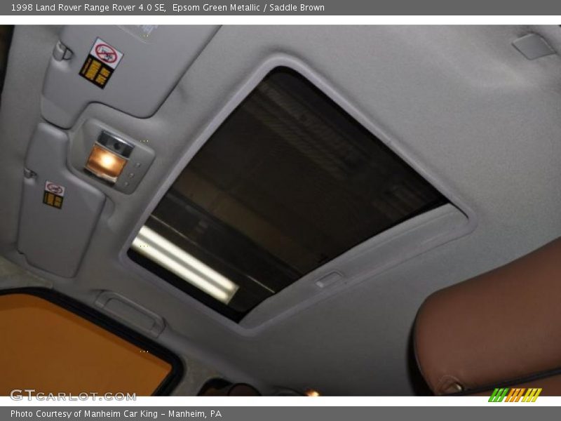 Epsom Green Metallic / Saddle Brown 1998 Land Rover Range Rover 4.0 SE