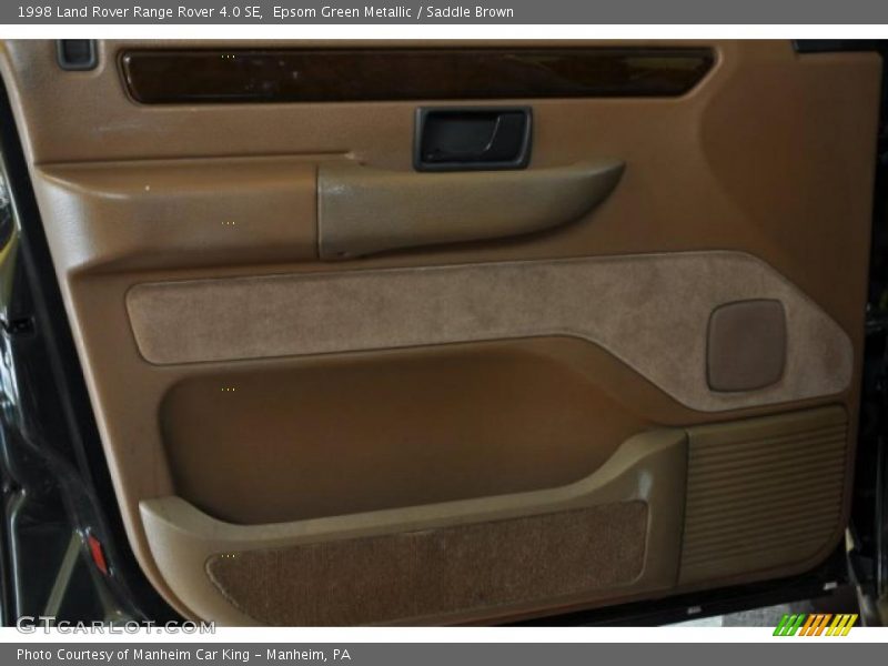 Epsom Green Metallic / Saddle Brown 1998 Land Rover Range Rover 4.0 SE