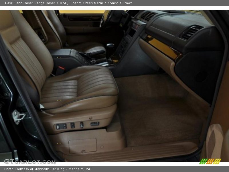 Epsom Green Metallic / Saddle Brown 1998 Land Rover Range Rover 4.0 SE
