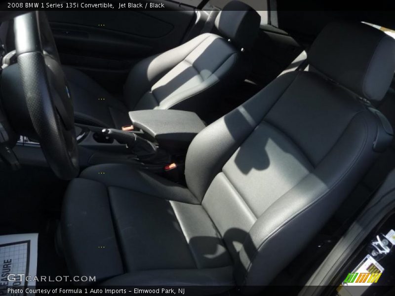 Jet Black / Black 2008 BMW 1 Series 135i Convertible