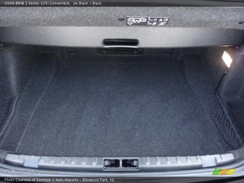 Jet Black / Black 2008 BMW 1 Series 135i Convertible
