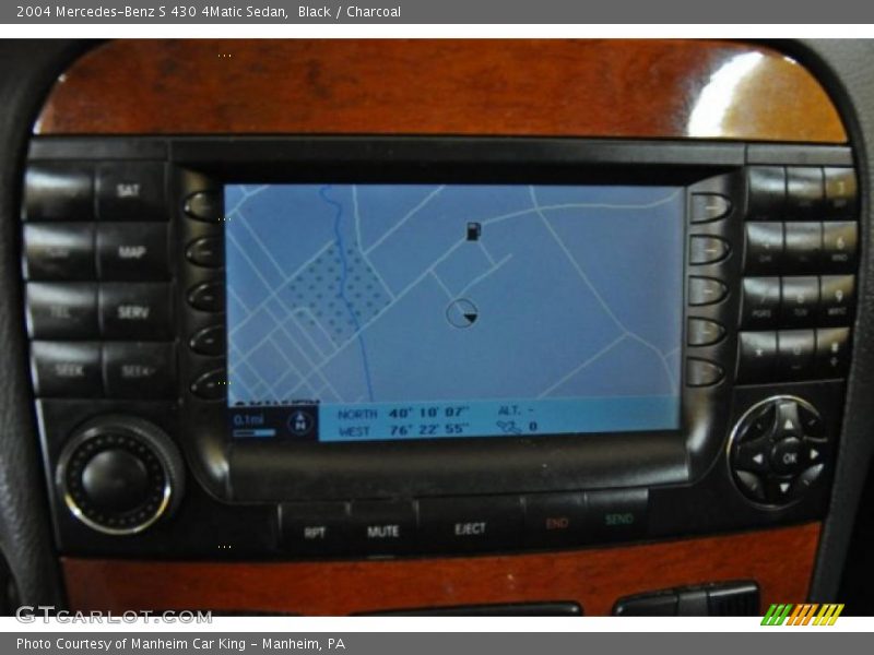 Navigation of 2004 S 430 4Matic Sedan