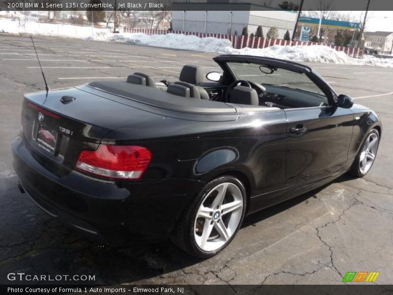 Jet Black / Black 2008 BMW 1 Series 135i Convertible