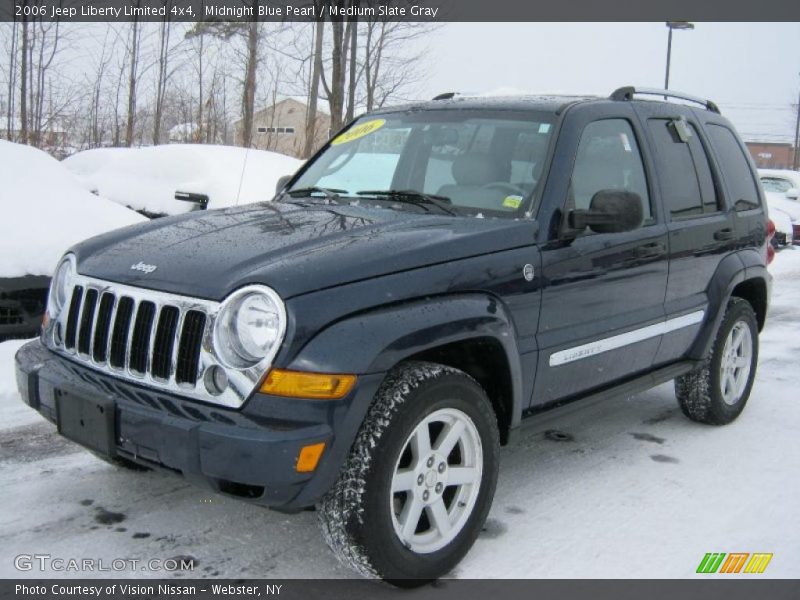 Midnight Blue Pearl / Medium Slate Gray 2006 Jeep Liberty Limited 4x4