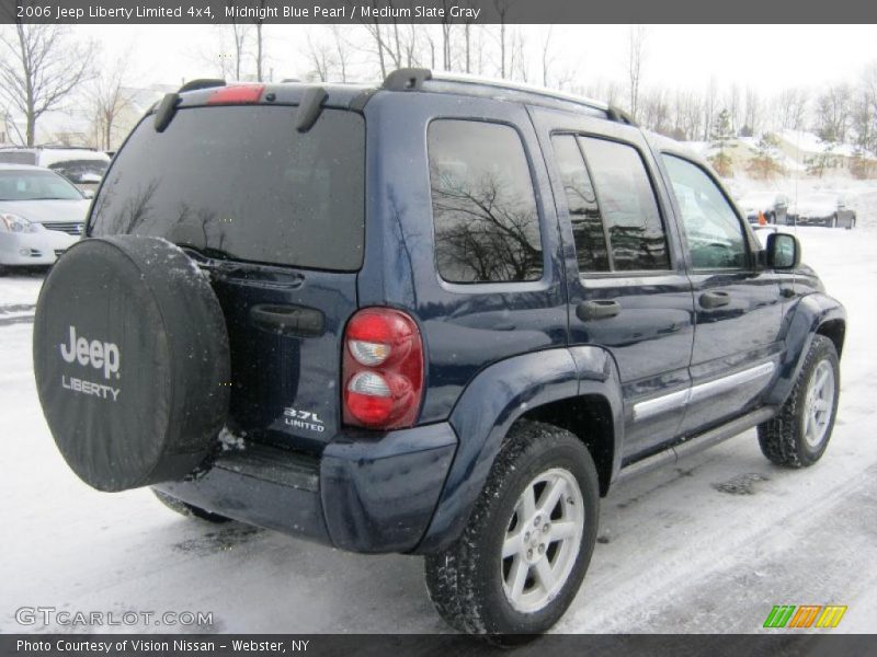 Midnight Blue Pearl / Medium Slate Gray 2006 Jeep Liberty Limited 4x4