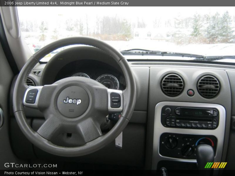 Midnight Blue Pearl / Medium Slate Gray 2006 Jeep Liberty Limited 4x4