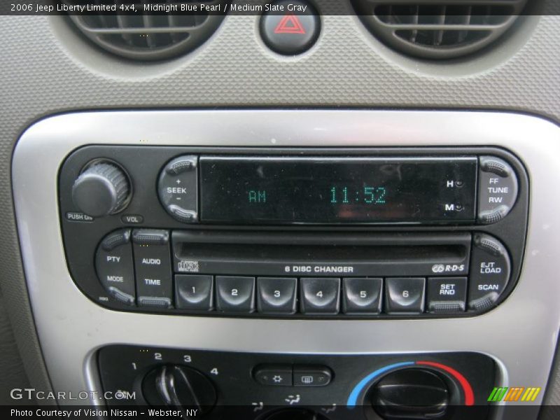 Midnight Blue Pearl / Medium Slate Gray 2006 Jeep Liberty Limited 4x4