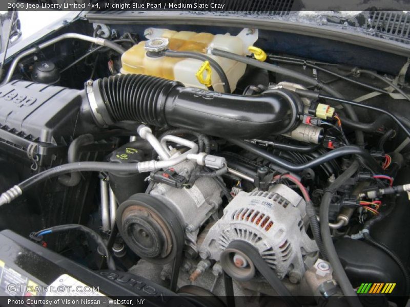 Midnight Blue Pearl / Medium Slate Gray 2006 Jeep Liberty Limited 4x4