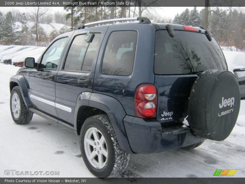 Midnight Blue Pearl / Medium Slate Gray 2006 Jeep Liberty Limited 4x4