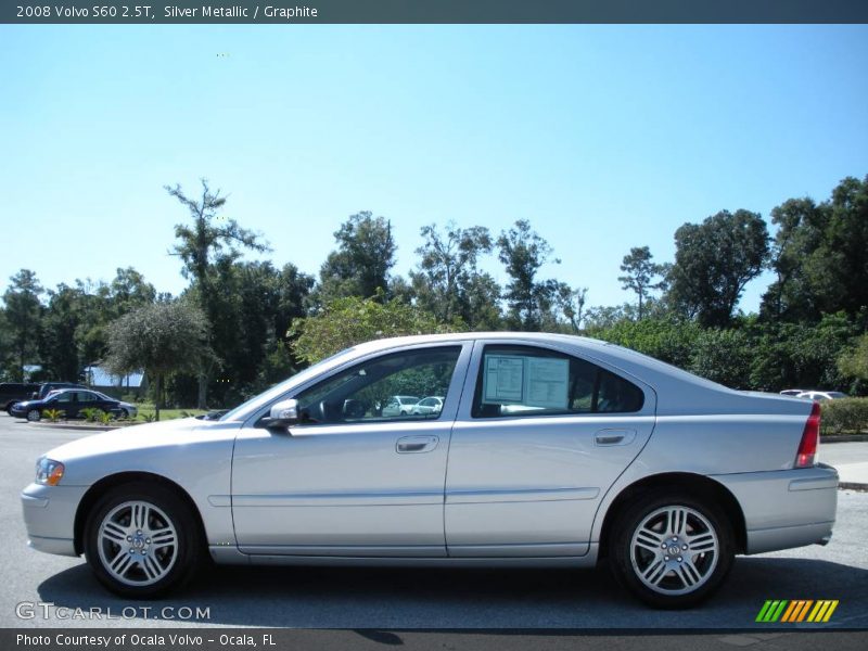 Silver Metallic / Graphite 2008 Volvo S60 2.5T