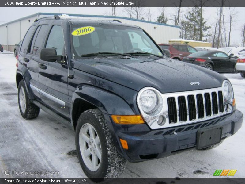 Midnight Blue Pearl / Medium Slate Gray 2006 Jeep Liberty Limited 4x4