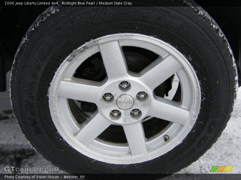 Midnight Blue Pearl / Medium Slate Gray 2006 Jeep Liberty Limited 4x4