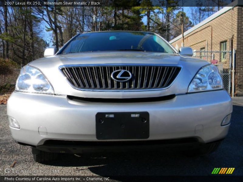 Millennium Silver Metallic / Black 2007 Lexus RX 350