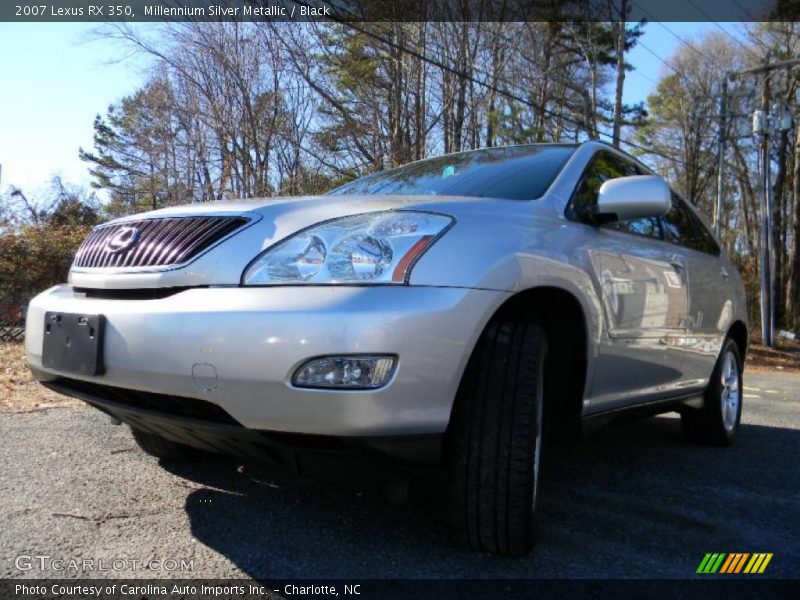 Millennium Silver Metallic / Black 2007 Lexus RX 350