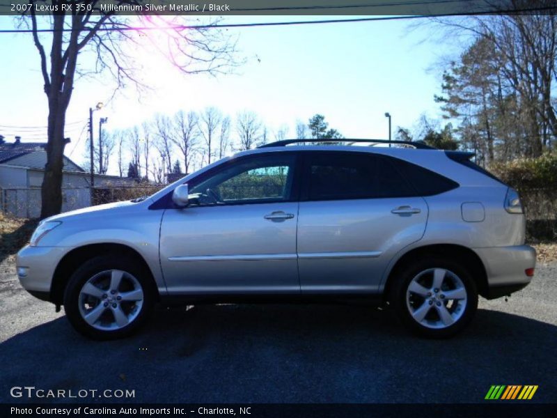 Millennium Silver Metallic / Black 2007 Lexus RX 350
