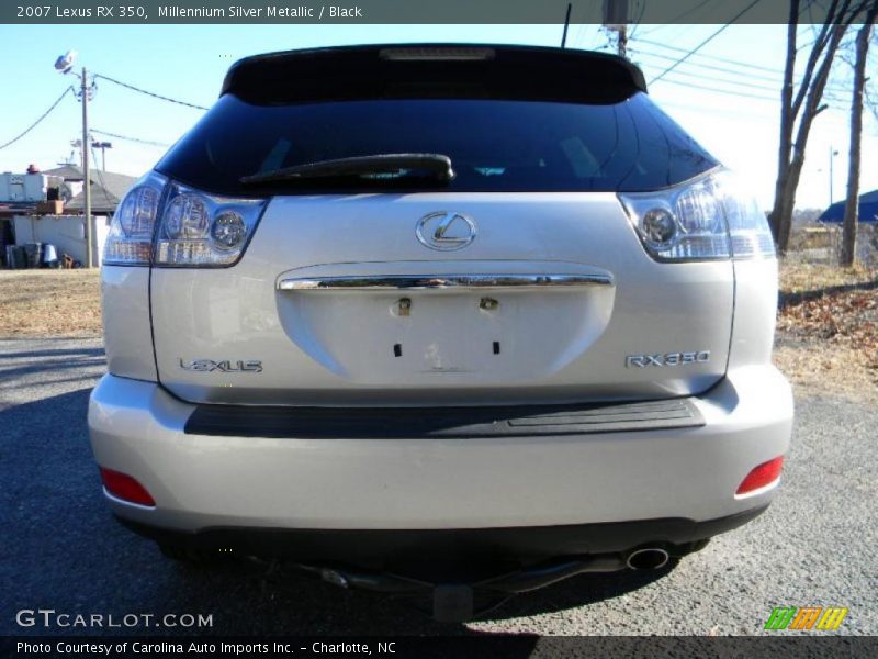 Millennium Silver Metallic / Black 2007 Lexus RX 350