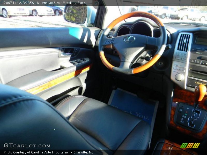 Millennium Silver Metallic / Black 2007 Lexus RX 350