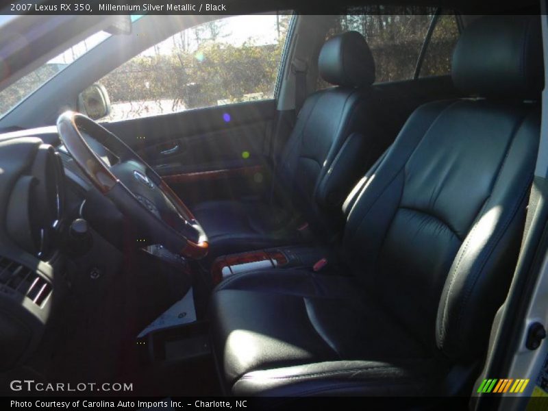 Millennium Silver Metallic / Black 2007 Lexus RX 350