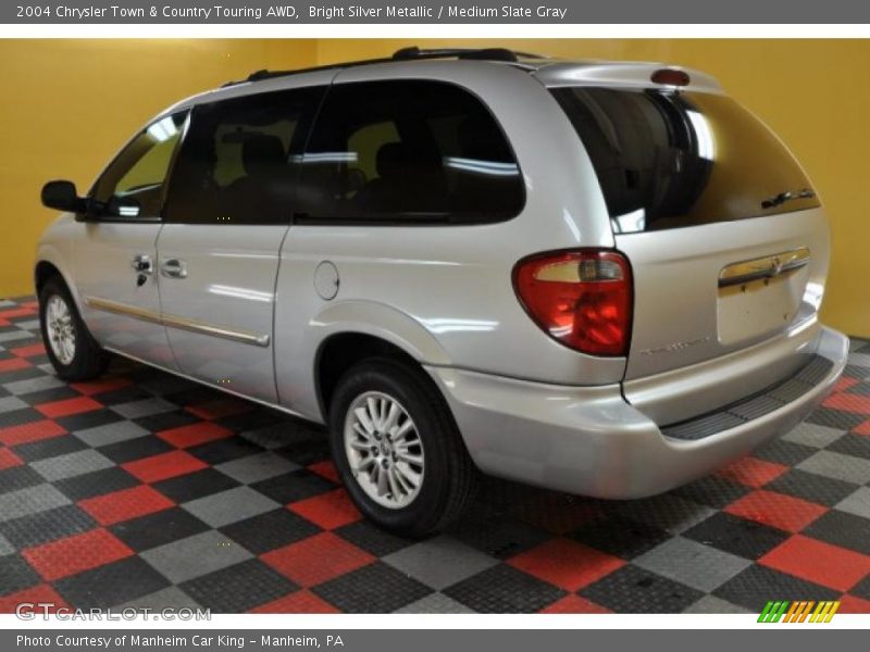 Bright Silver Metallic / Medium Slate Gray 2004 Chrysler Town & Country Touring AWD