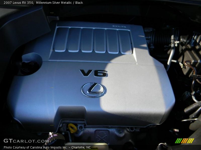 Millennium Silver Metallic / Black 2007 Lexus RX 350