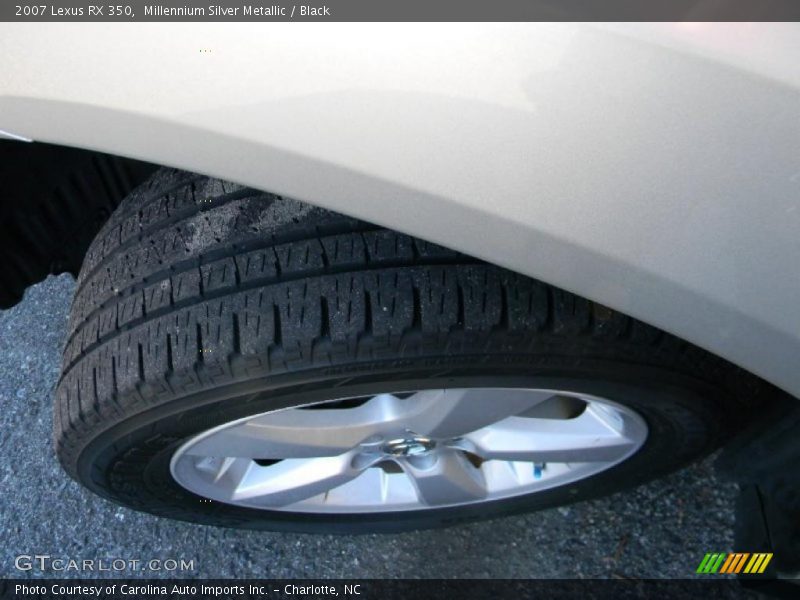 Millennium Silver Metallic / Black 2007 Lexus RX 350