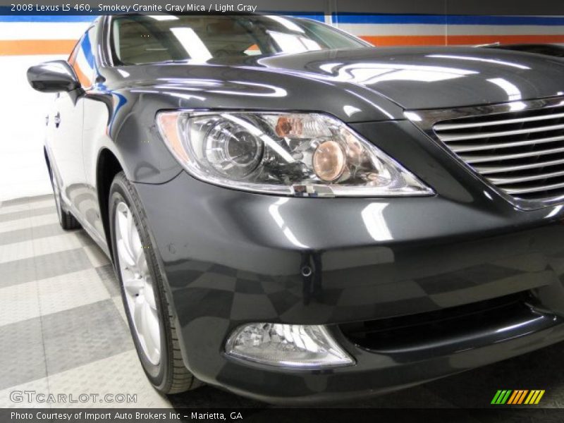 Smokey Granite Gray Mica / Light Gray 2008 Lexus LS 460
