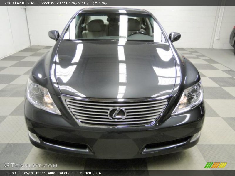 Smokey Granite Gray Mica / Light Gray 2008 Lexus LS 460