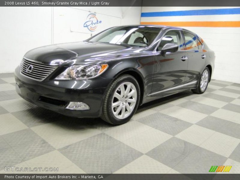 Smokey Granite Gray Mica / Light Gray 2008 Lexus LS 460