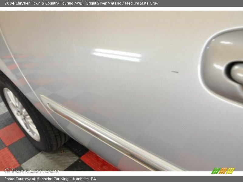 Bright Silver Metallic / Medium Slate Gray 2004 Chrysler Town & Country Touring AWD