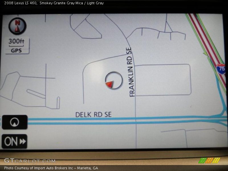 Smokey Granite Gray Mica / Light Gray 2008 Lexus LS 460