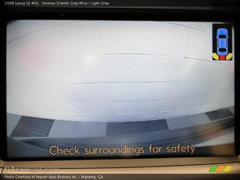 Smokey Granite Gray Mica / Light Gray 2008 Lexus LS 460